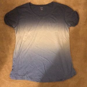 Ombré blue shirt